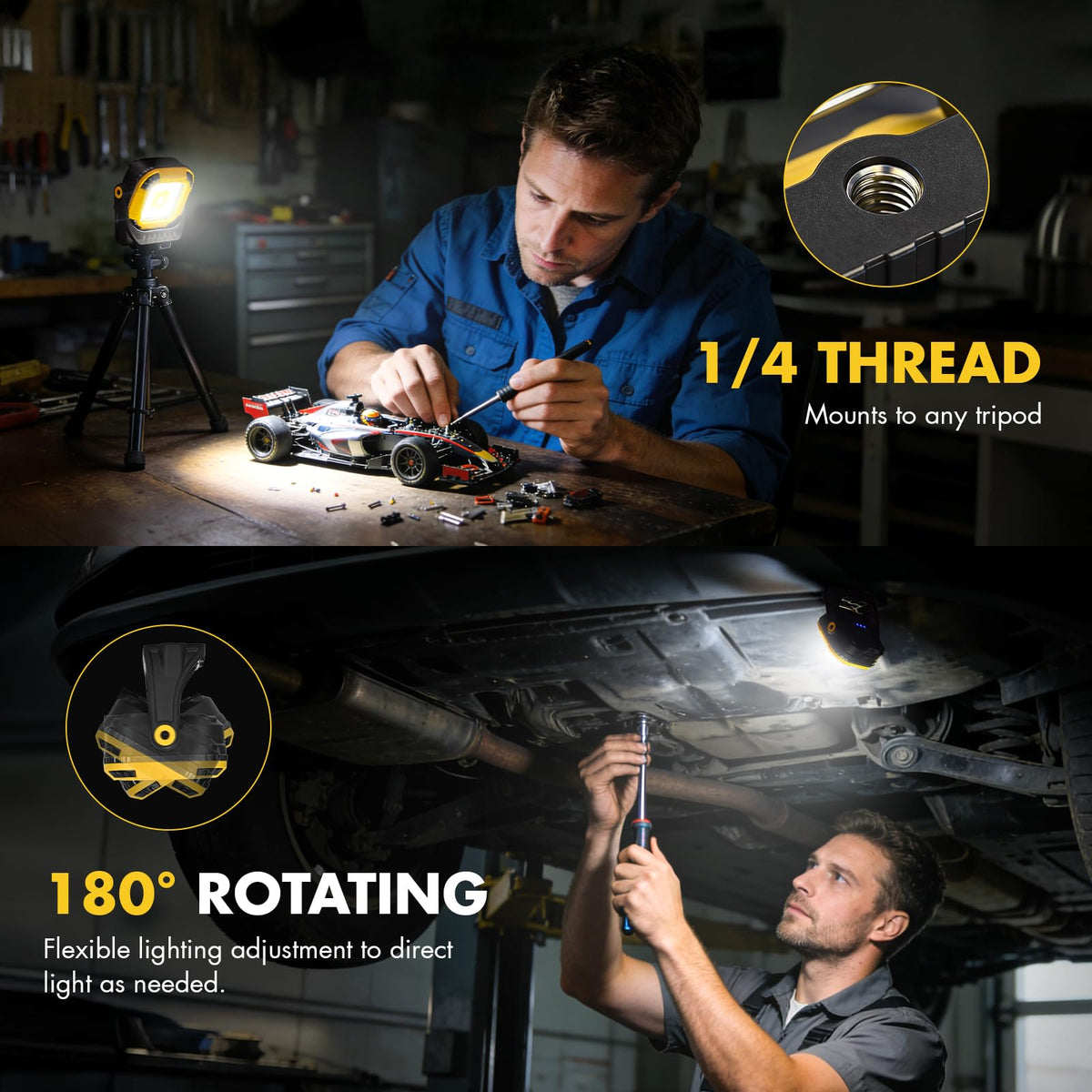 Rechargeable Magnetic Work Light P9063