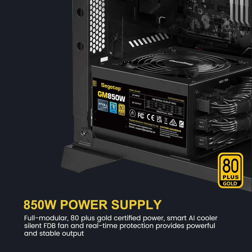 850W 80 Plus Gold Power Supply K714273