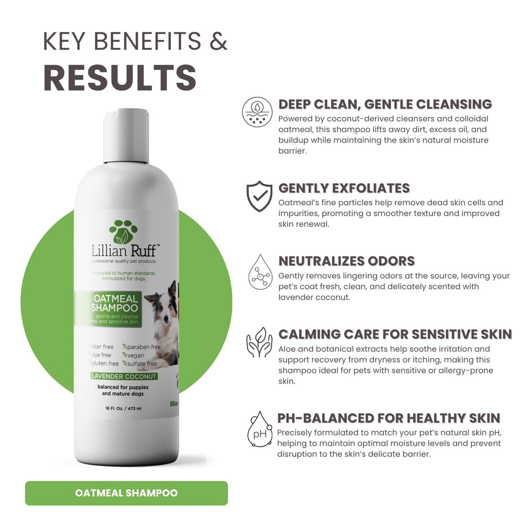 Oatmeal Dog Shampoo 16oz G77385