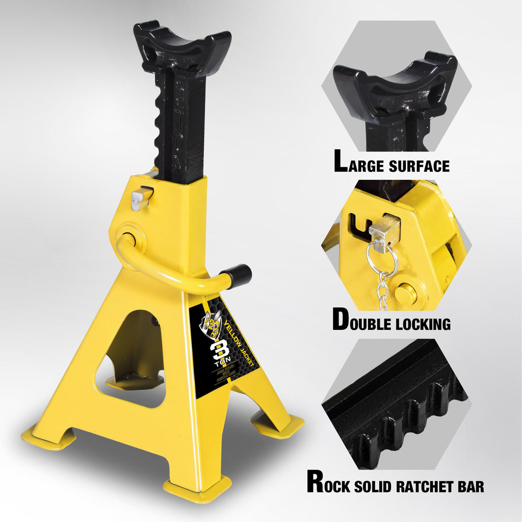 3 Ton Steel Car Jack Stands 1 Pair U487