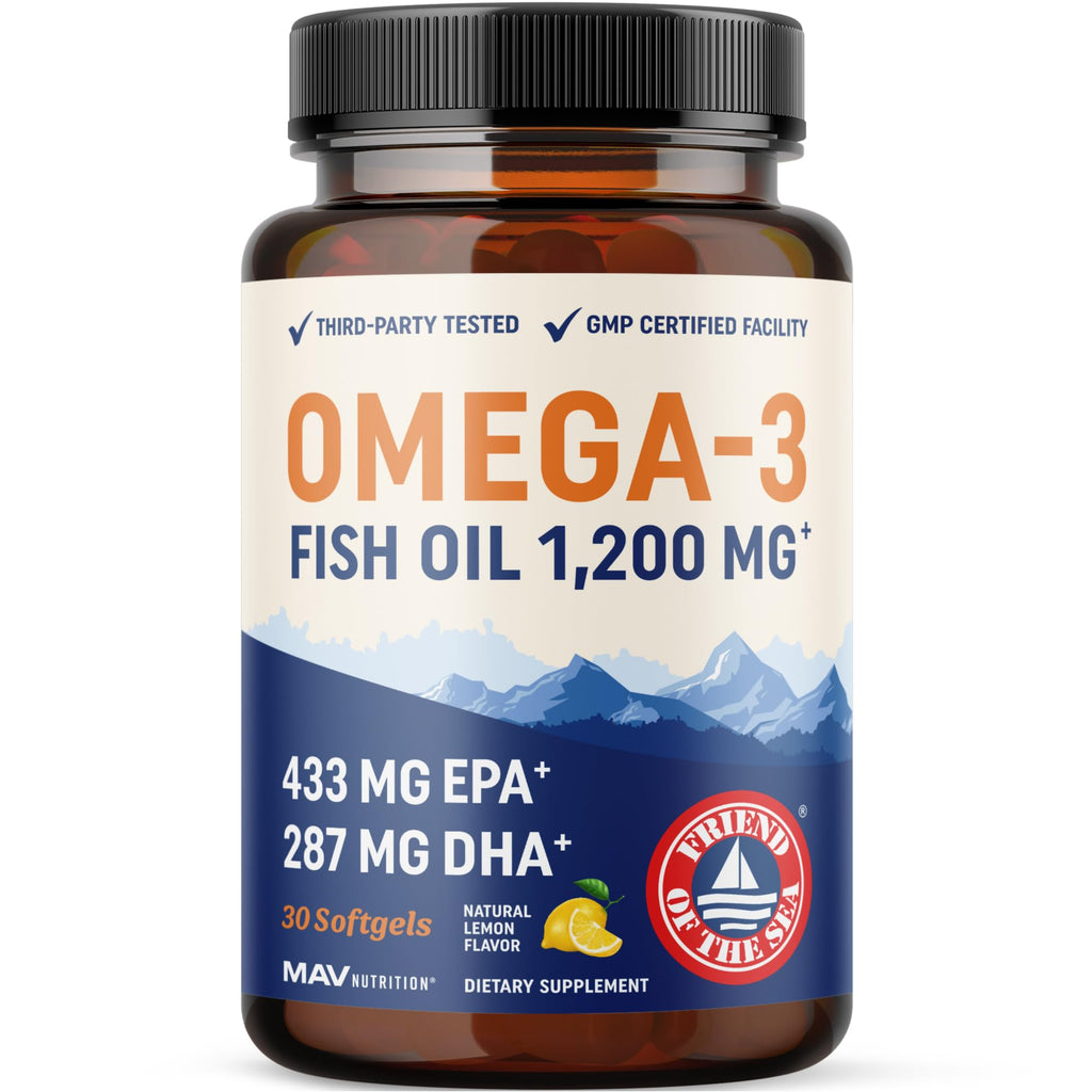 Omega 3 Fish Oil 1200 mg EPA & DHA Q93266
