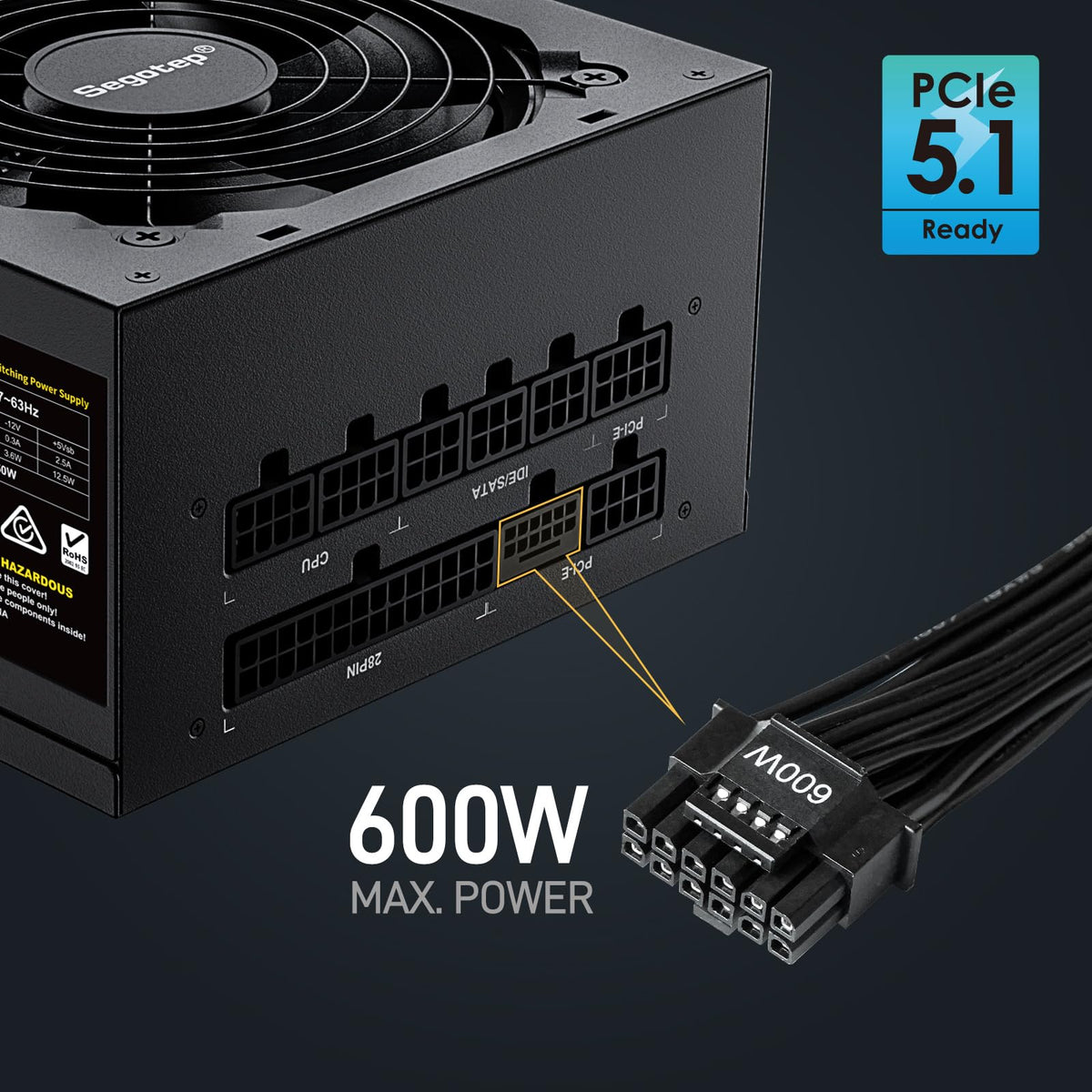850W 80 Plus Gold Power Supply K714273