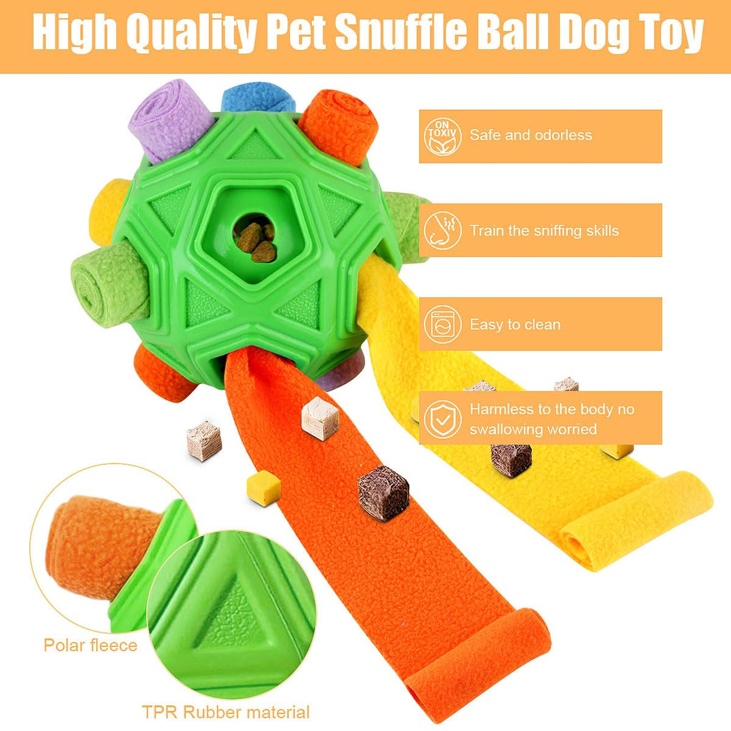 Interactive Puzzle Dog Toys Slow Feeder with Squeaky Carrot Toy A7749