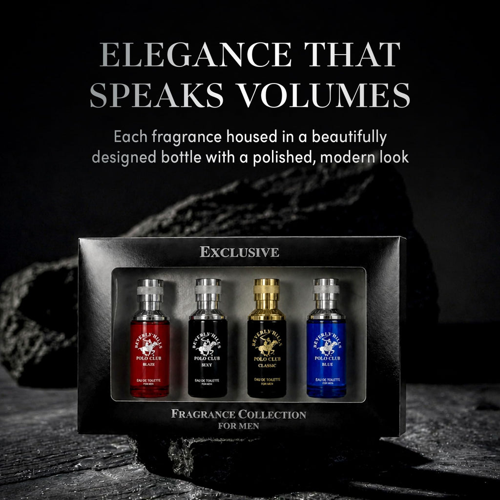 Men's 4 Eau de Toilette Colognes 1oz Gift Set O70633