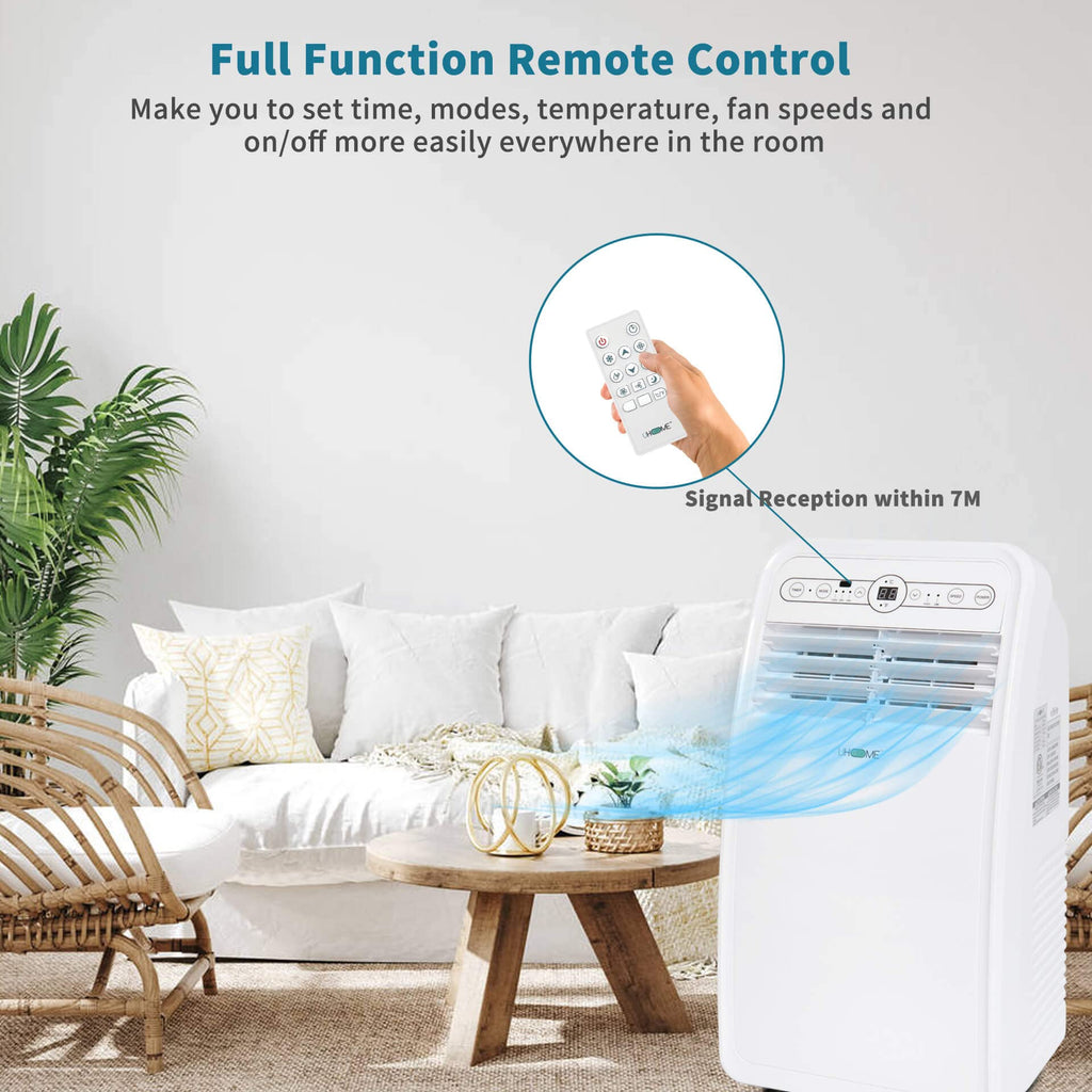 8000 BTU White Portable Air Conditioner M1971