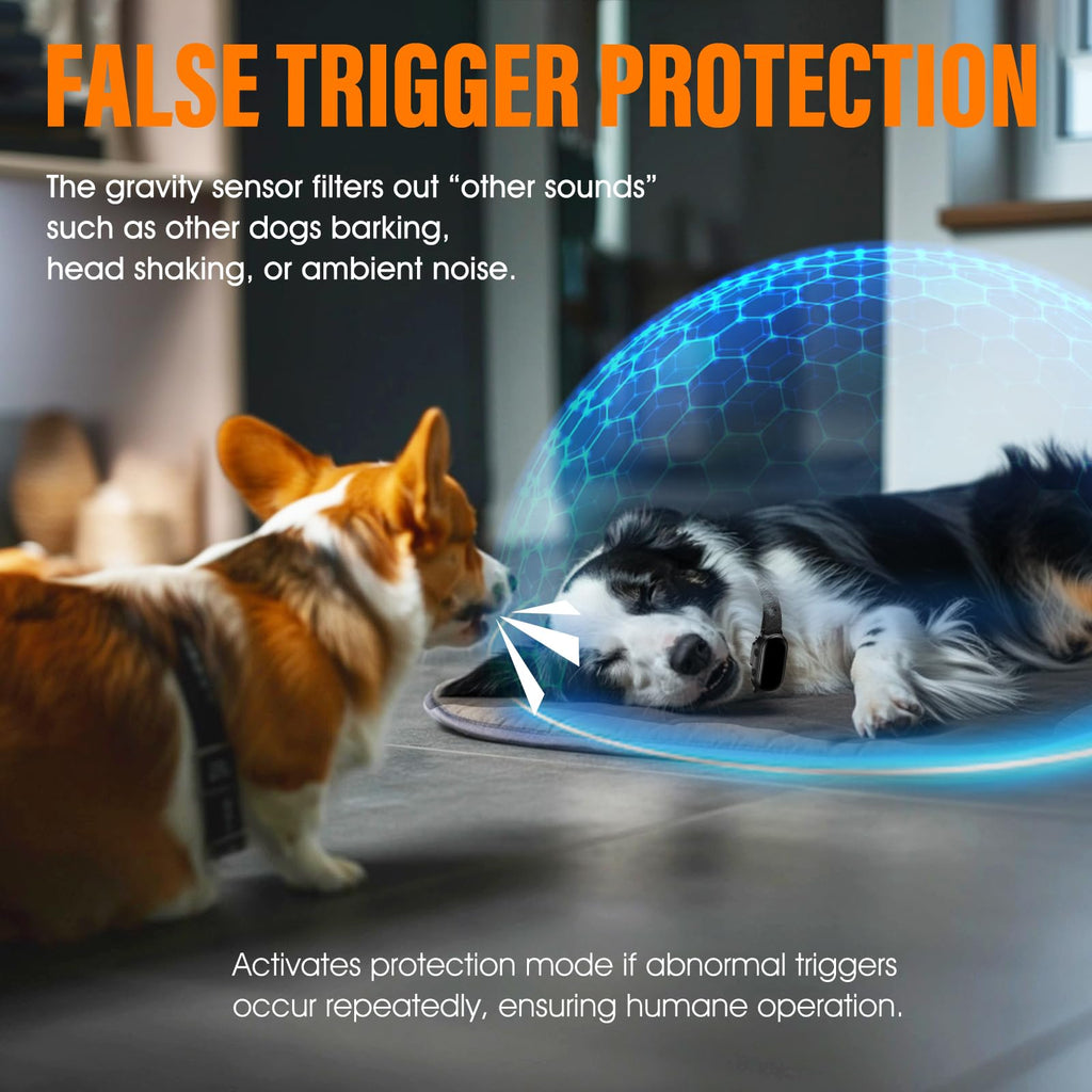 Rechargeable Smart Dog Bark Collar 4 Modes 8 Levels L50802