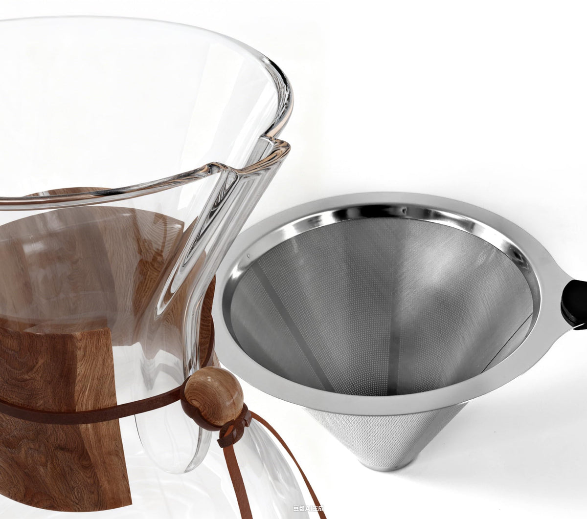 Pour Over Coffee Maker Set 34oz Stainless Filter W795