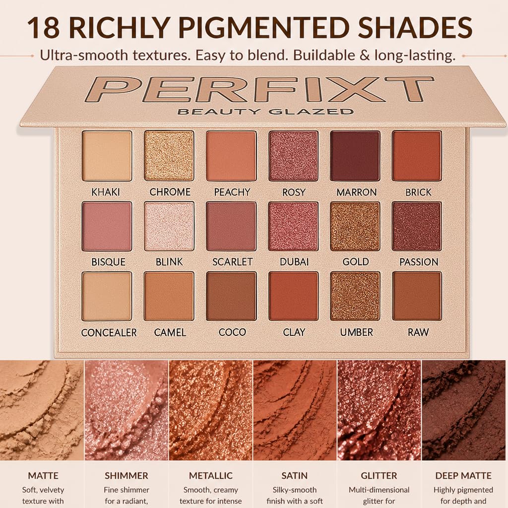18 Color Natural Eyeshadow Palette G4564