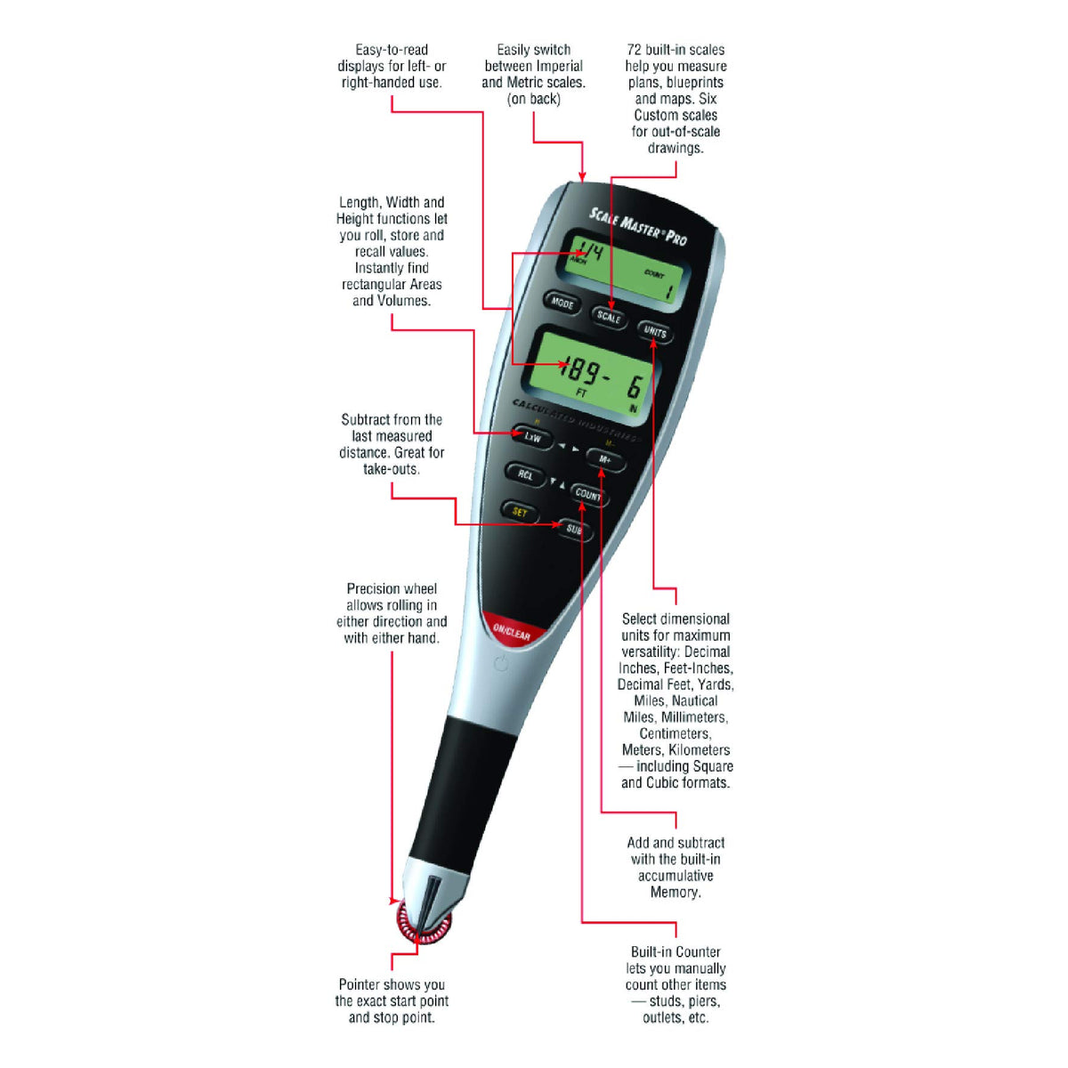 Construction Calculator and Digital Plan Measure J477