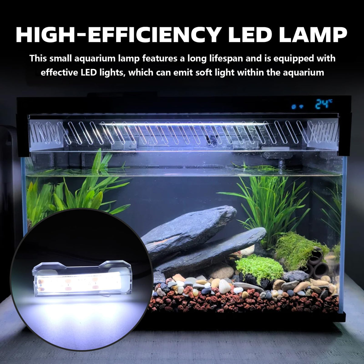 5V 0.6W USB Mini LED Aquarium Plant Light Z9848