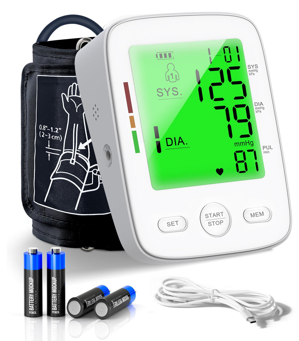 Automatic Upper Arm Blood Pressure Monitor with Adjustable Cuff V5368