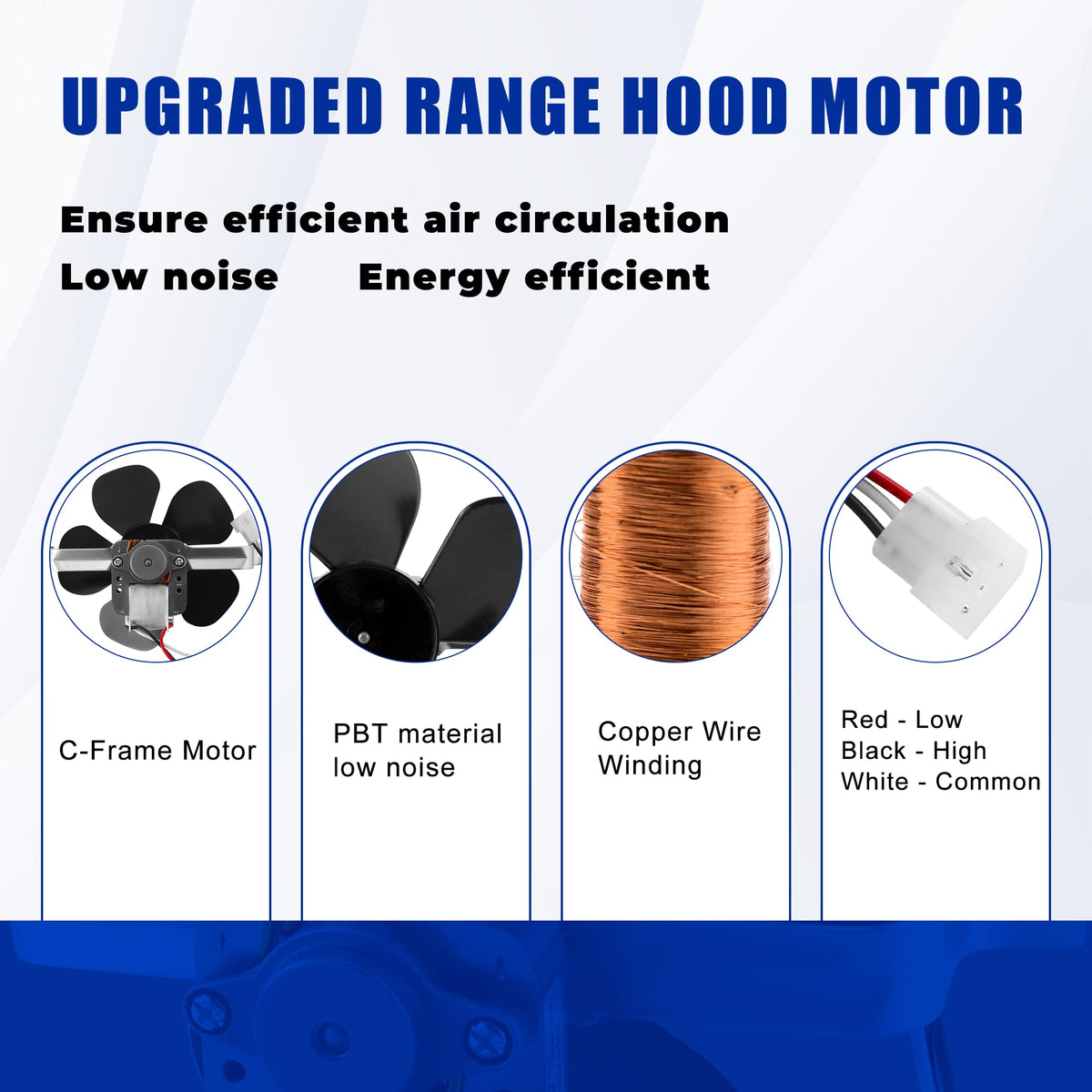 Range Hood Fan Motor B948473
