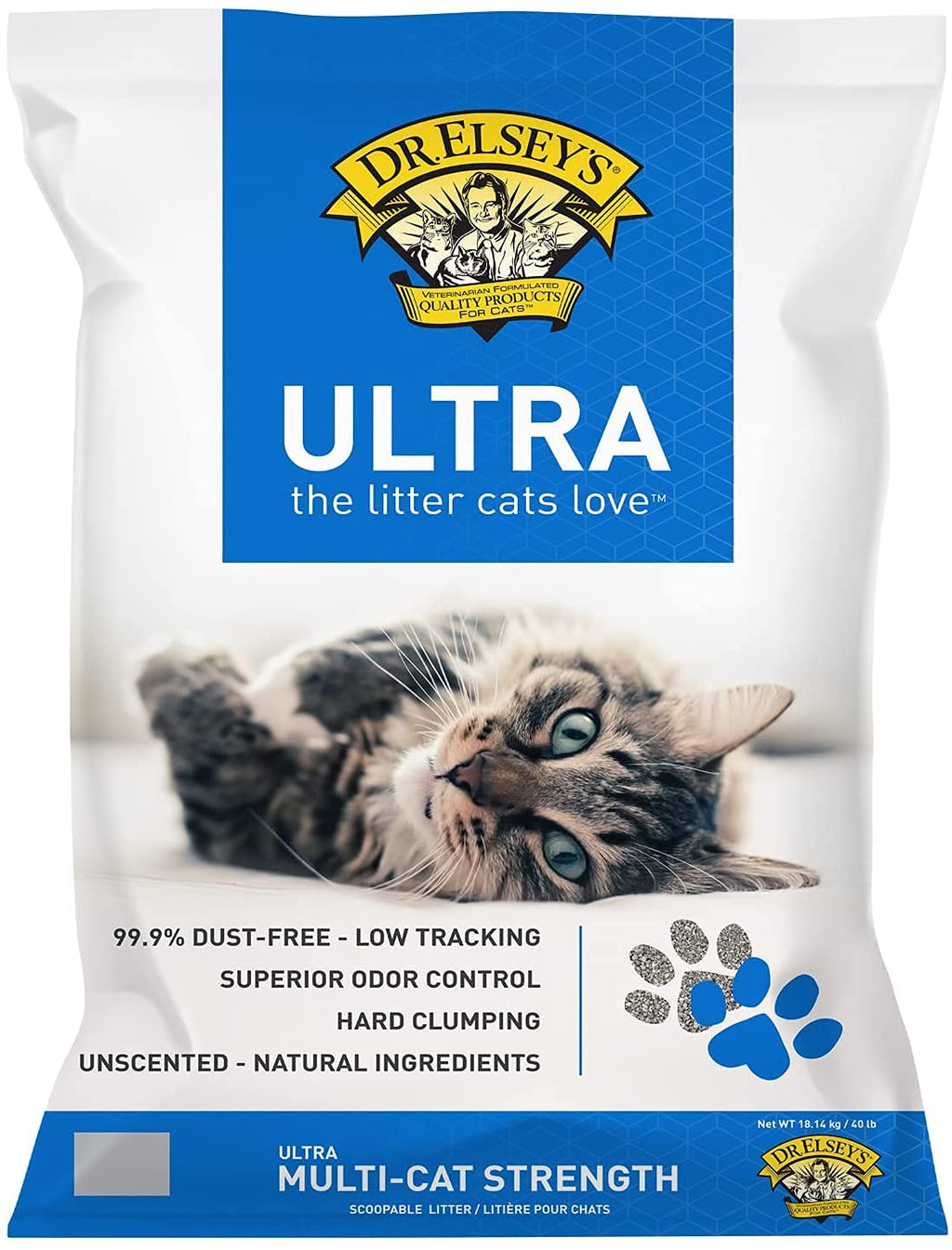 Clumping Clay Cat Litter 40 lb. Bag L450215