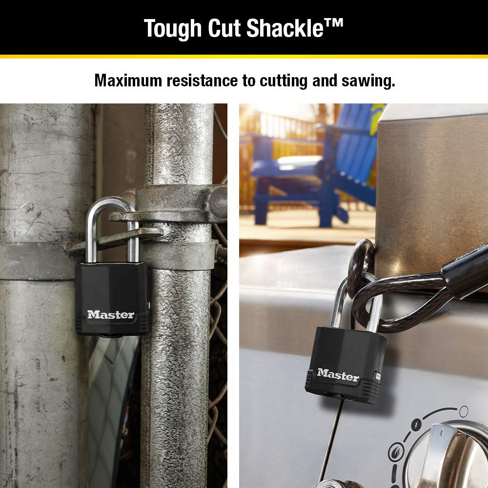 Heavy-Duty Keyed Outdoor Padlock 4-Pack N1693