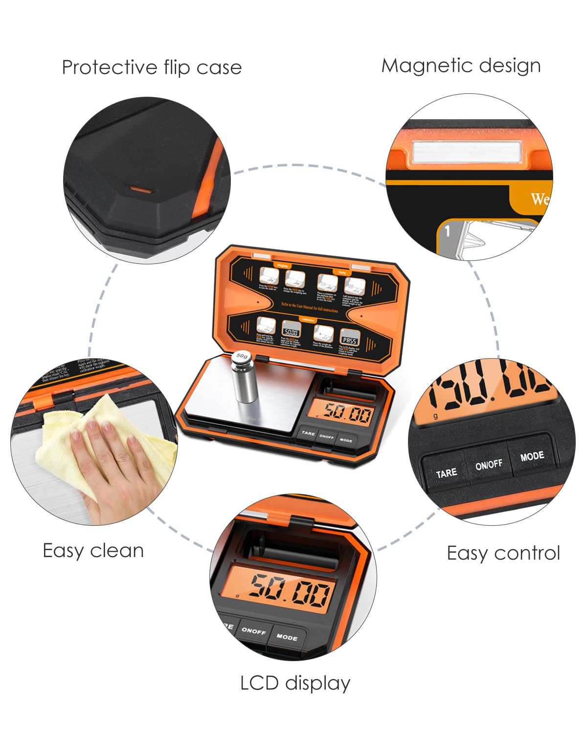Digital Pocket Scale 500g x 0.01g P249295
