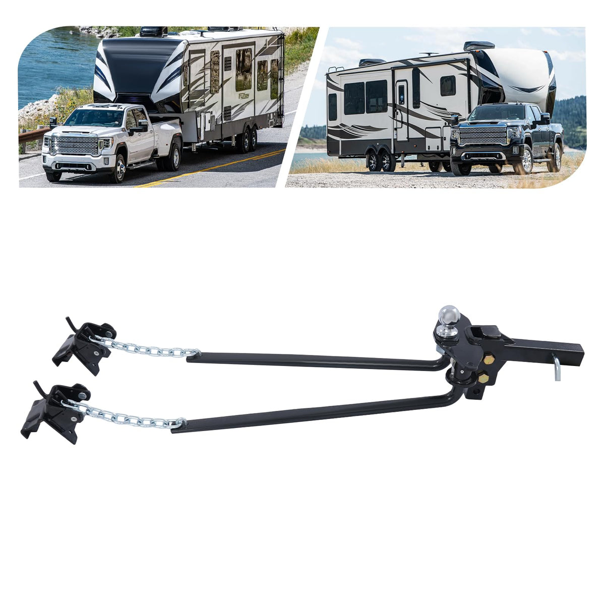 14000Lbs Weight Distribution Hitch with Sway Control I444