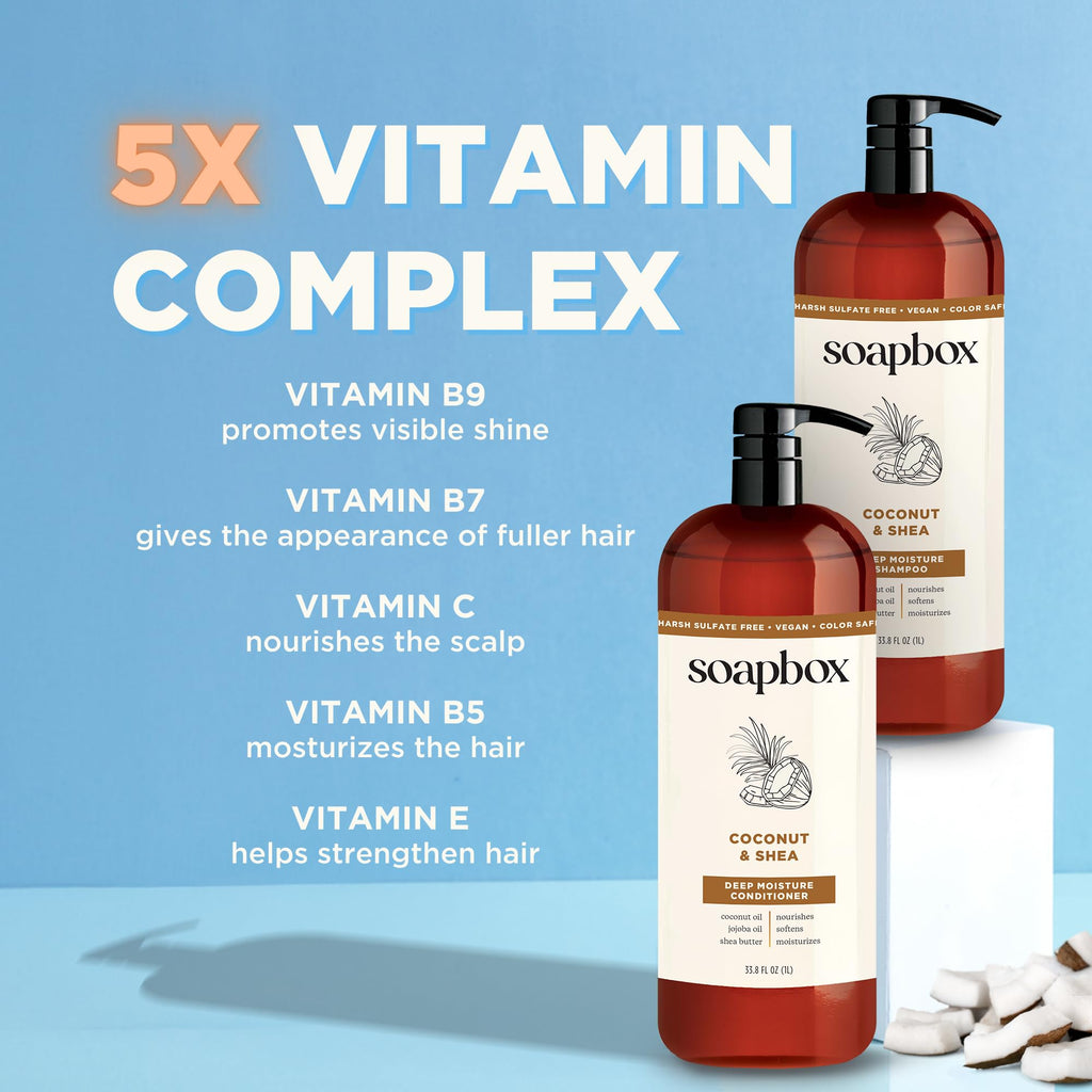 Coconut & Shea Shampoo & Conditioner Set B577