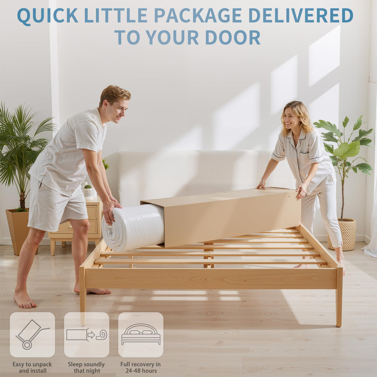 Full Size 12 Inch Medium Firm Hybrid Mattress I483798