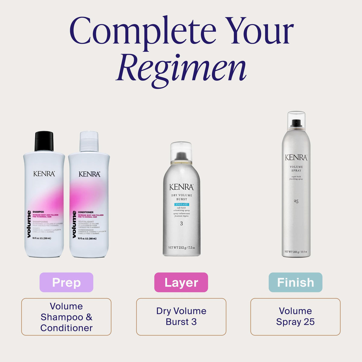 Instant Volume Hairspray Soft Hold Volumizing Spray H59024