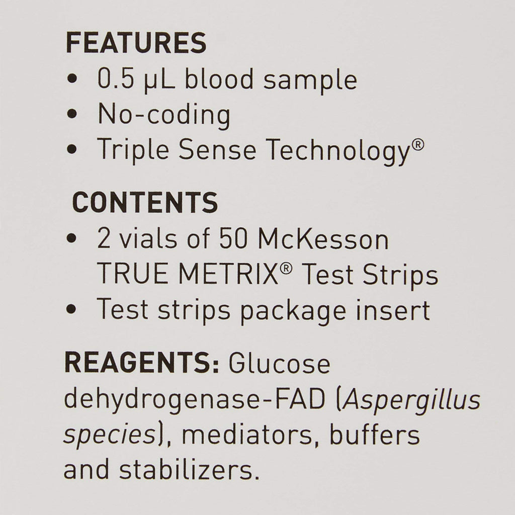 Blood Glucose Test Strips 100 Strips V6994