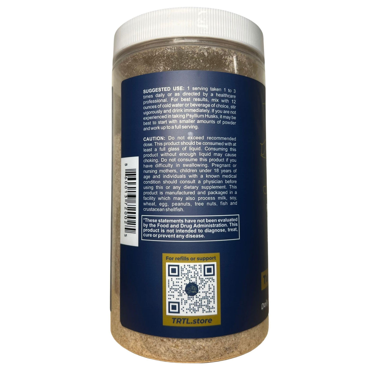 Psyllium Husk Whole Fiber Supplement K2095
