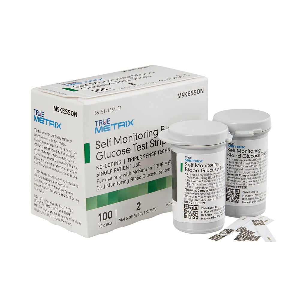 Blood Glucose Test Strips 100 Strips V6994