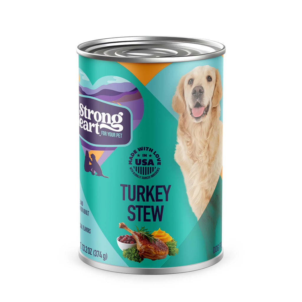 Turkey Stew Wet Dog Food 13.2 oz Can Pack of 12 L381