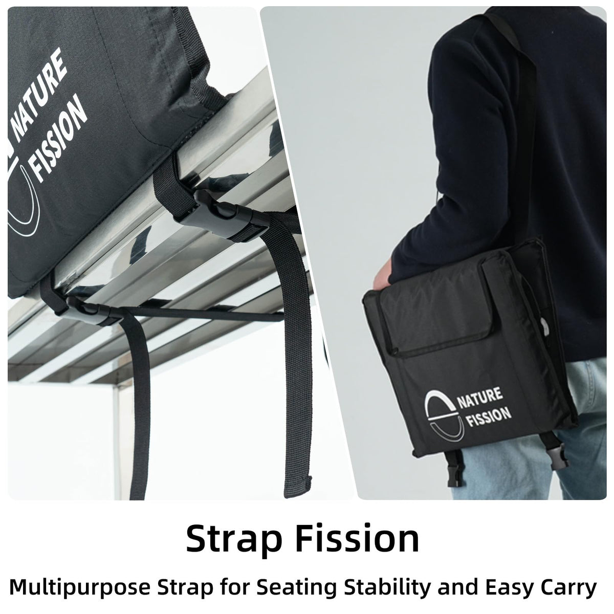 Foldable Portable Stadium Seat with Back and Lumbar Support X6439
