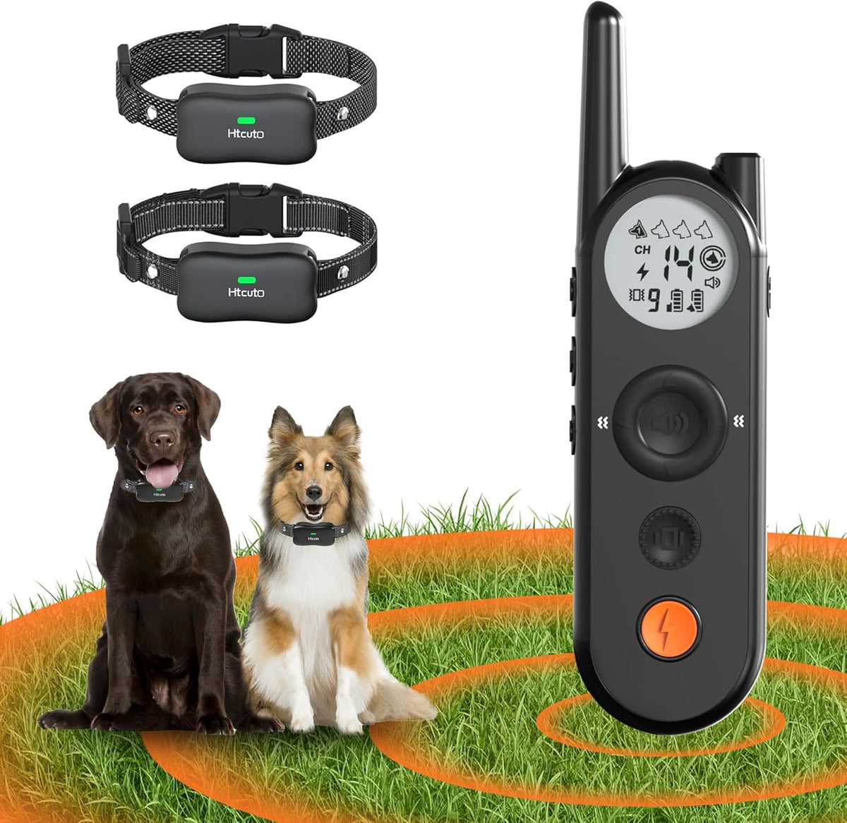 Wireless Dog Fence & Training Collar for 2 Dogs R471