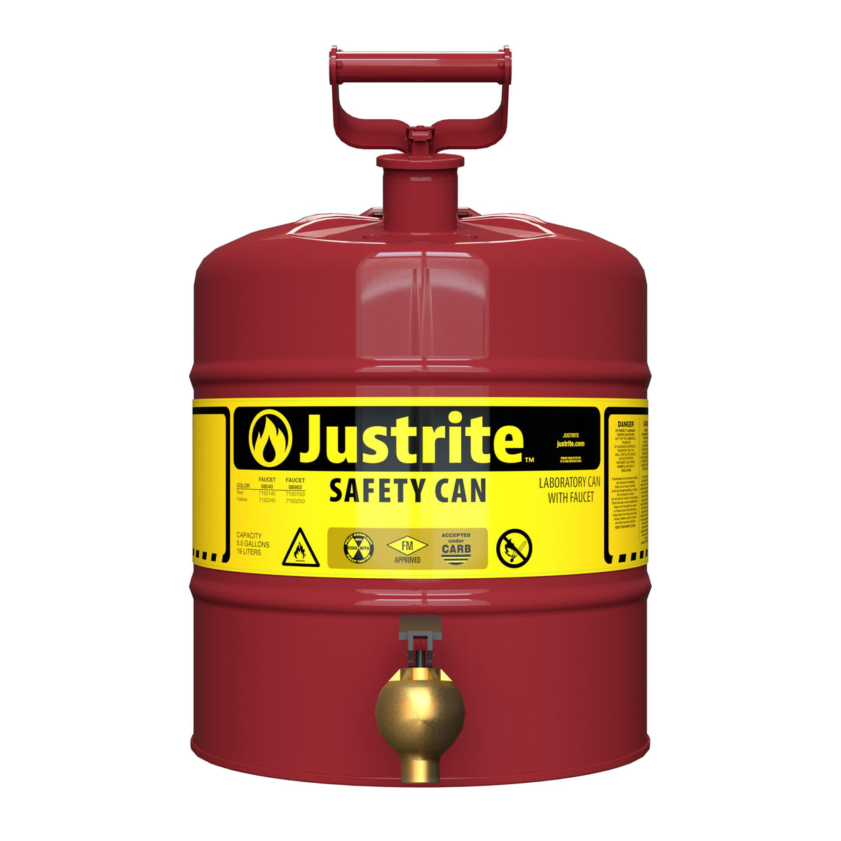 Galvanized Steel Laboratory Safety Can R392858
