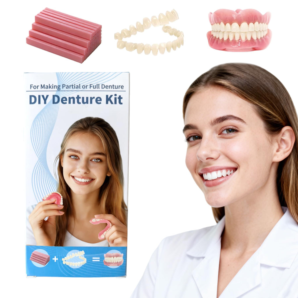 DIY Denture Full Set of Top and Bottom Fake Teeth B691