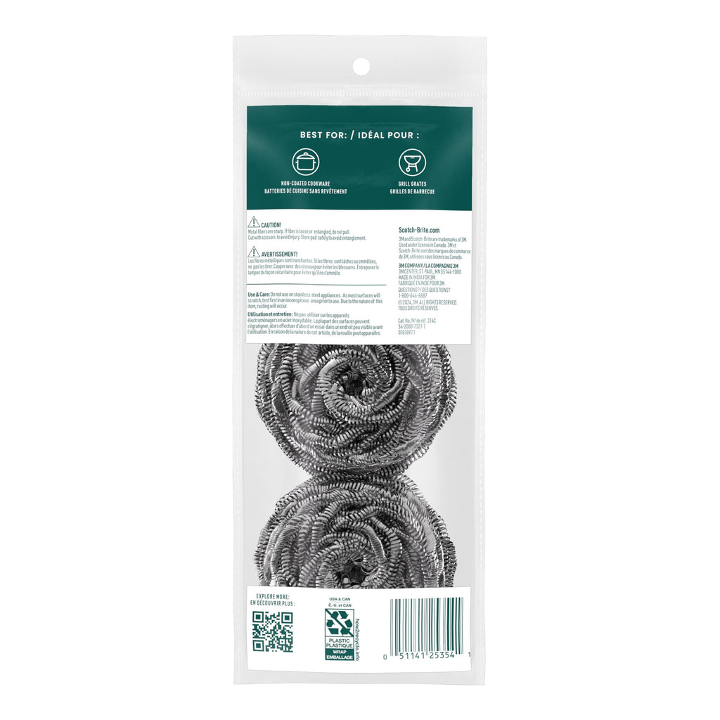 Stainless Steel Scrubbers 3 Pack K979