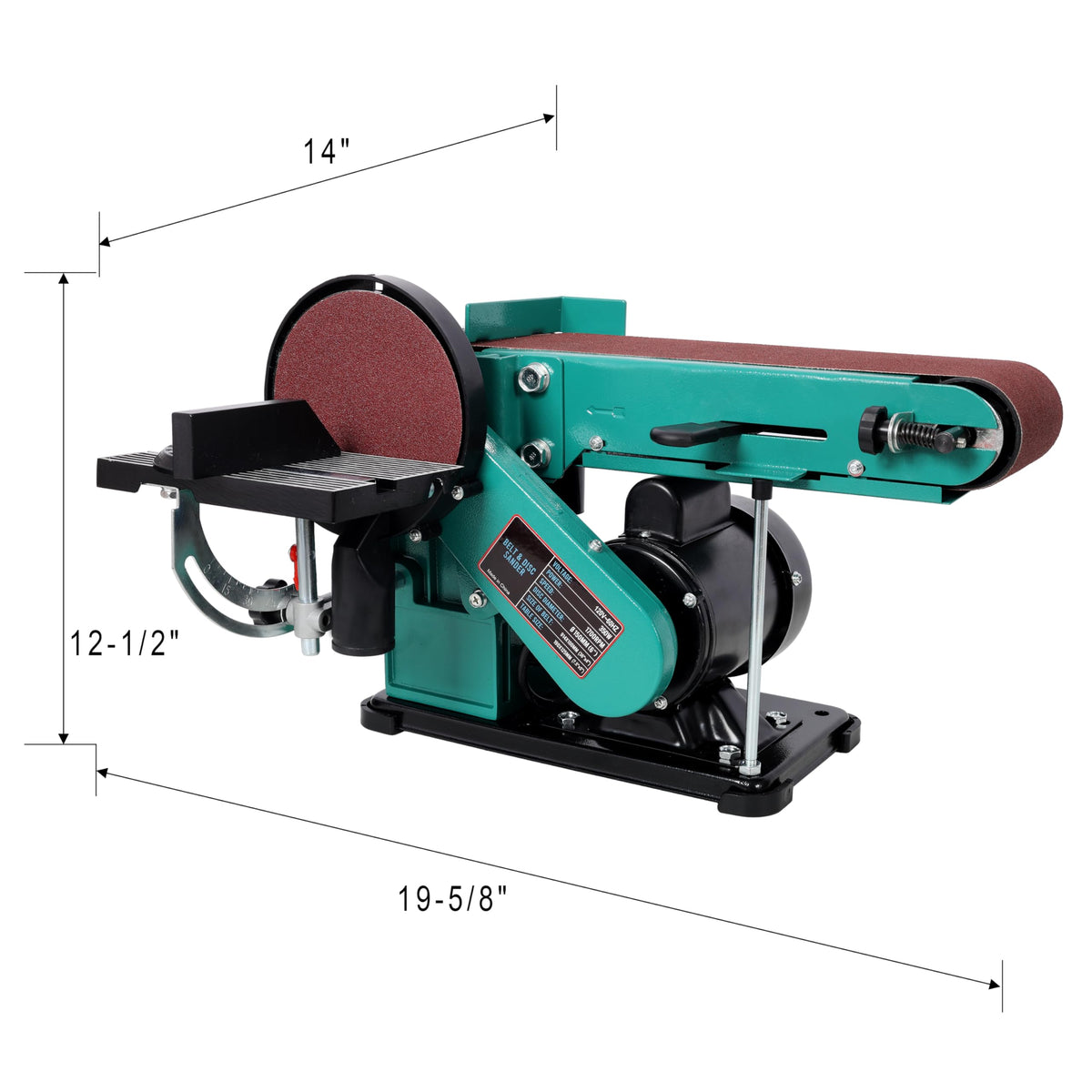 4x36 Inch Electric Belt Sander with Disc V692384