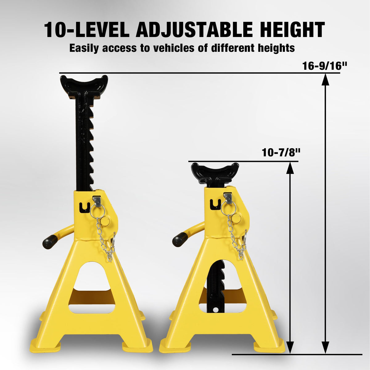 3 Ton Steel Car Jack Stands 1 Pair U487