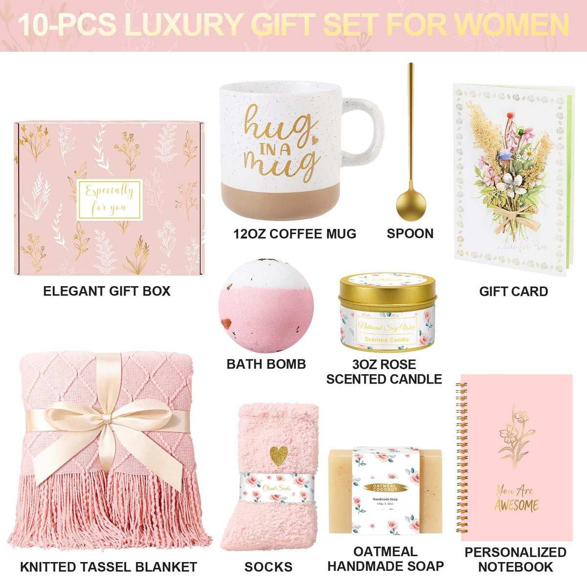 Spa Gift Basket D7844