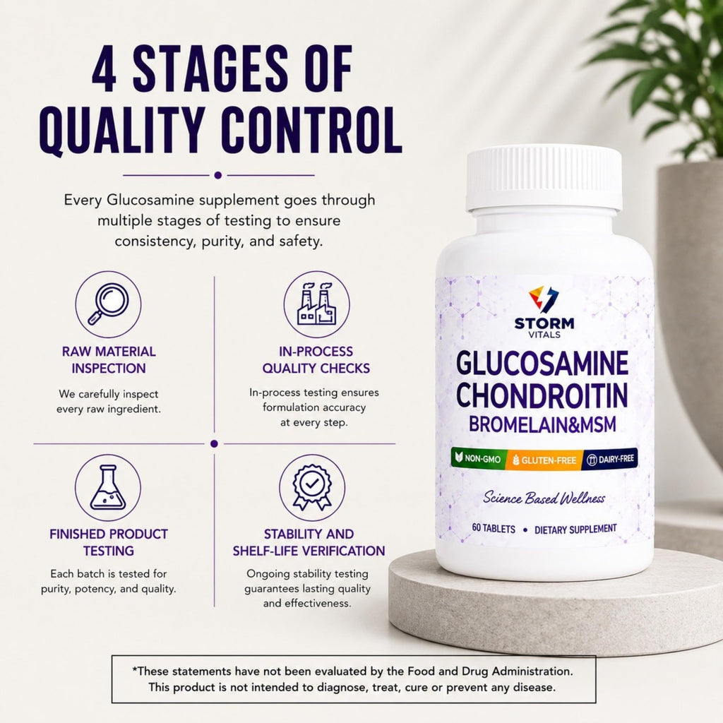 Glucosamine Chondroitin MSM Dietary Supplement 60 Tablets J5367
