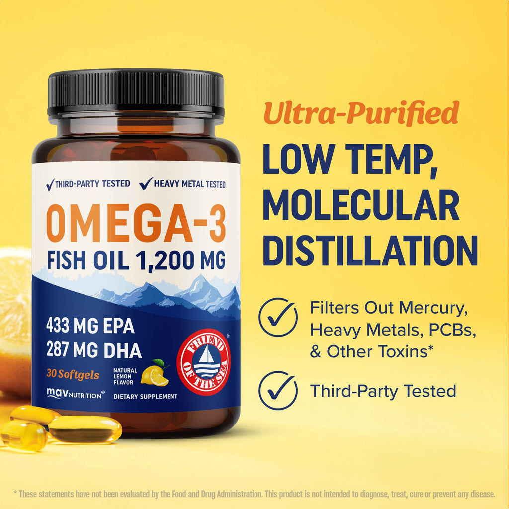 Omega 3 Fish Oil 1200 mg EPA & DHA Q93266