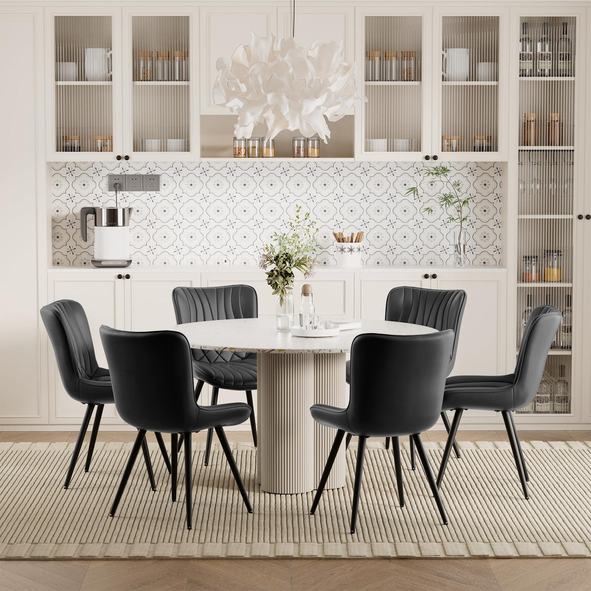 PU Leather Dining Chair Set of 4 G664442