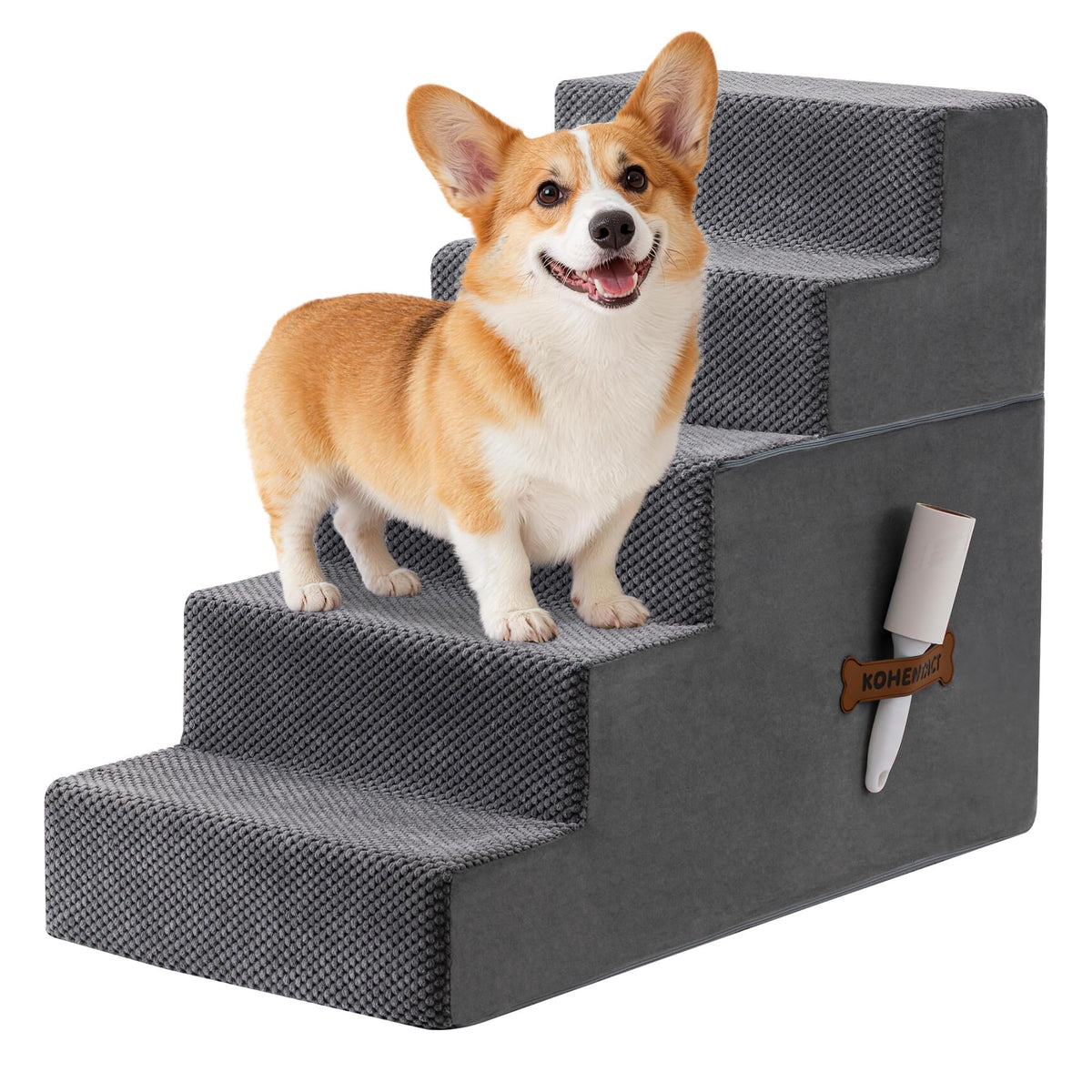Detachable Non-Slip Grey Dog Stairs R8391
