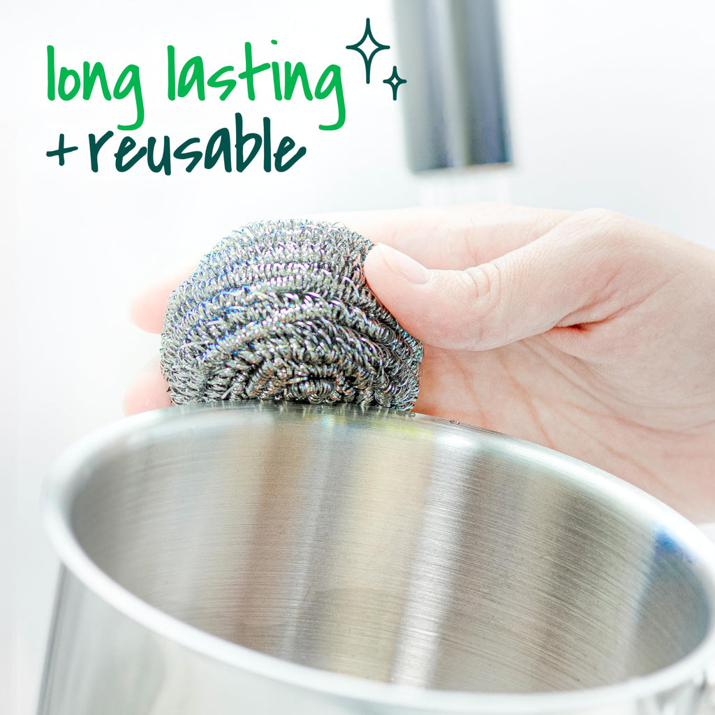 Stainless Steel Scrubbers 3 Pack K979