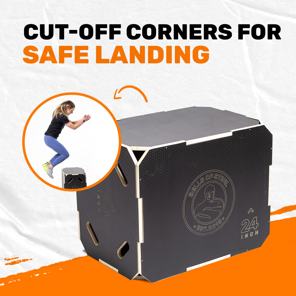 3-in-1 Anti-Slip Wooden Plyo Box U14720