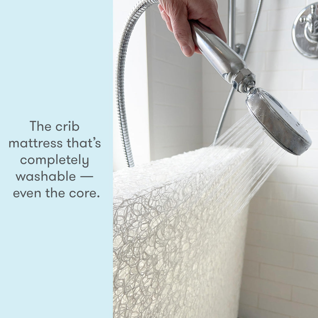 White Waterproof Crib Mattress Z5914