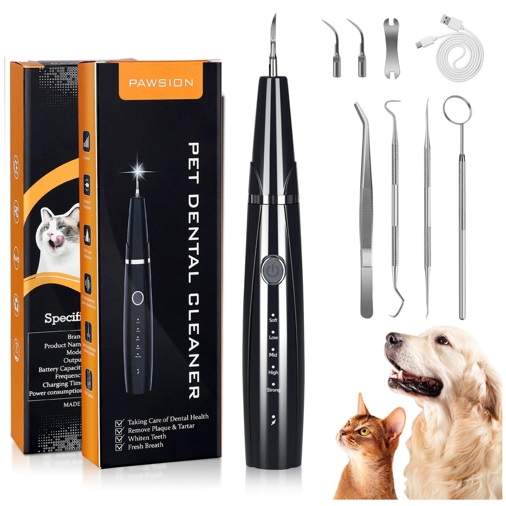 Ultrasonic Pet Tooth Cleaner Kit with LED Light V4674