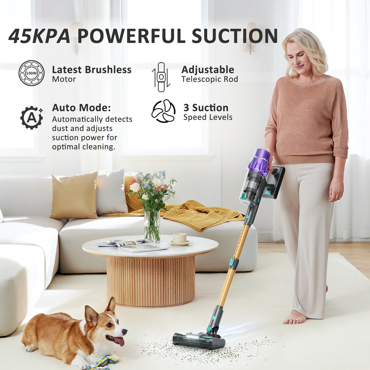Cordless Stick Vacuum Cleaner A400