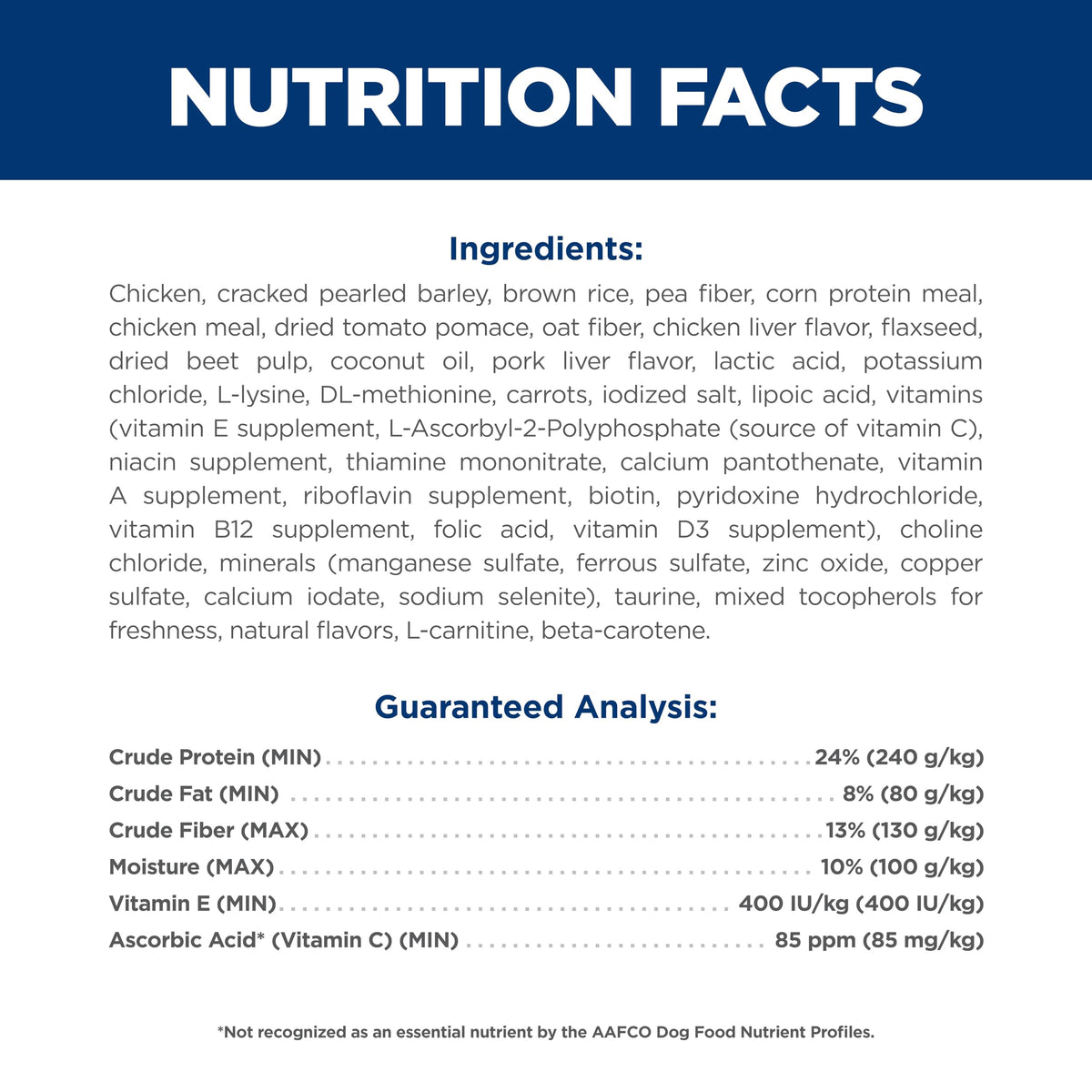 Dry Dog Food J113