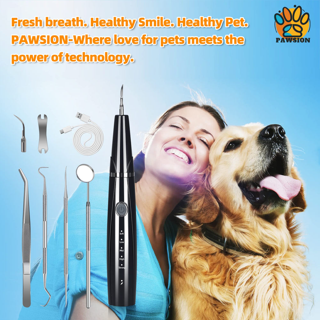 Ultrasonic Pet Tooth Cleaner Kit with LED Light V4674