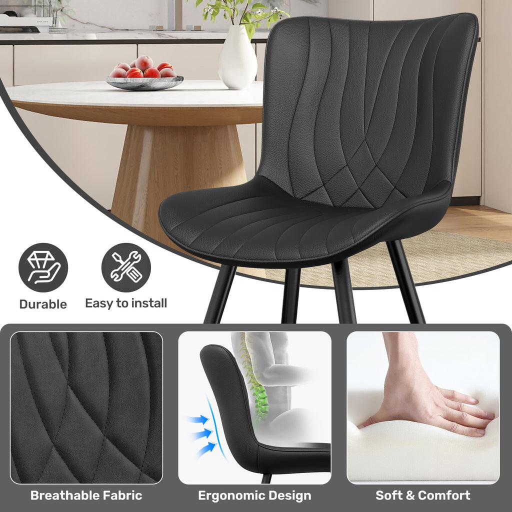 PU Leather Dining Chair Set of 4 G664442