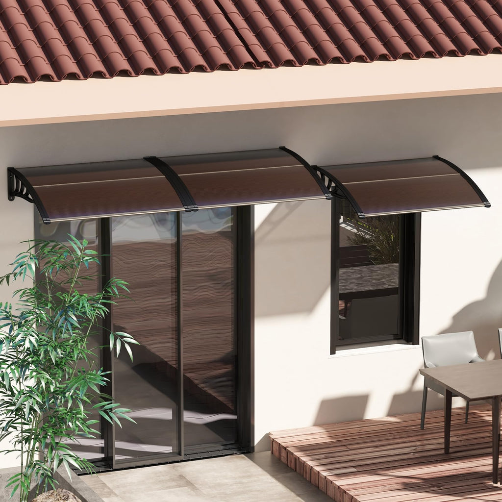 46" x 38" Polycarbonate Door Awning Canopy O3700