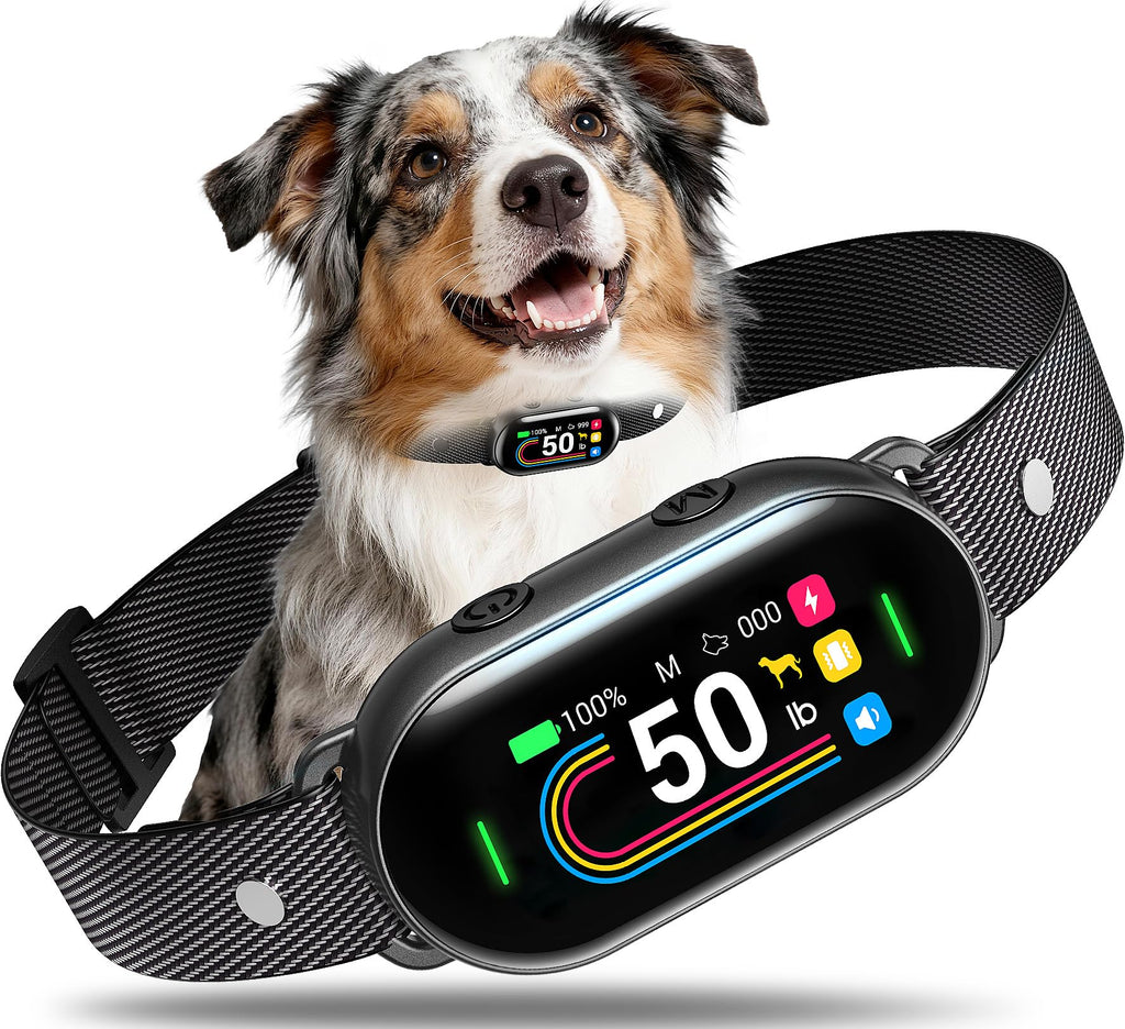 Rechargeable Smart Dog Bark Collar 4 Modes 8 Levels L50802