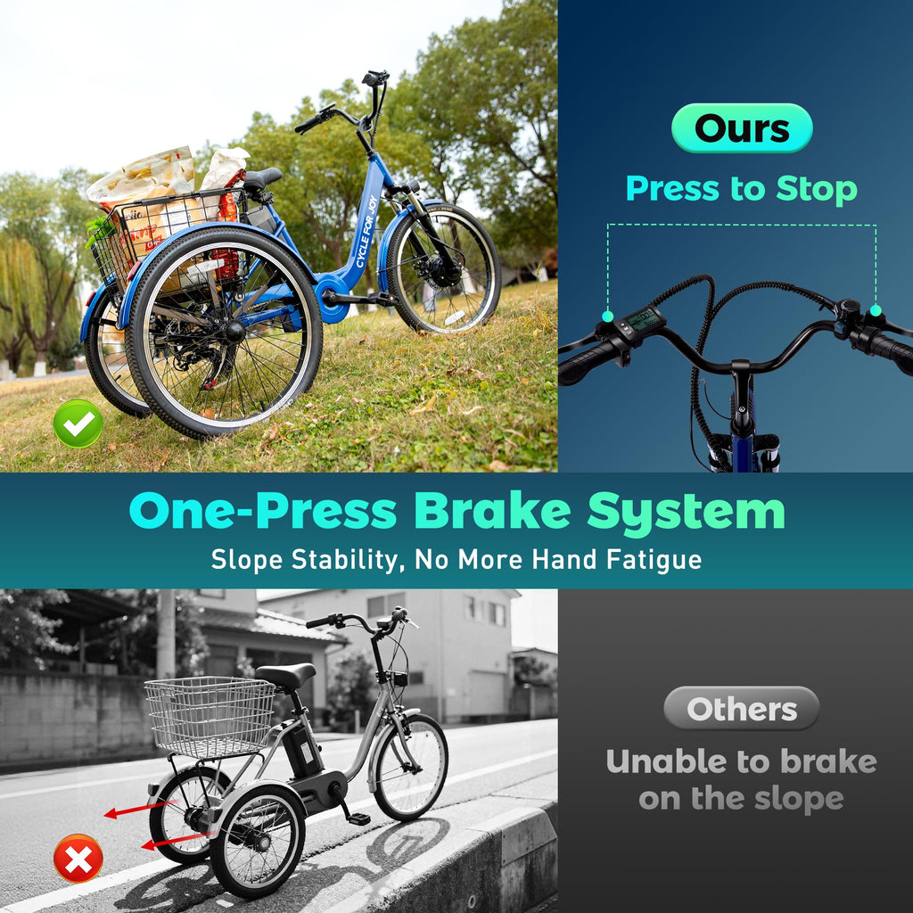 3 Wheel Electric Bike K438